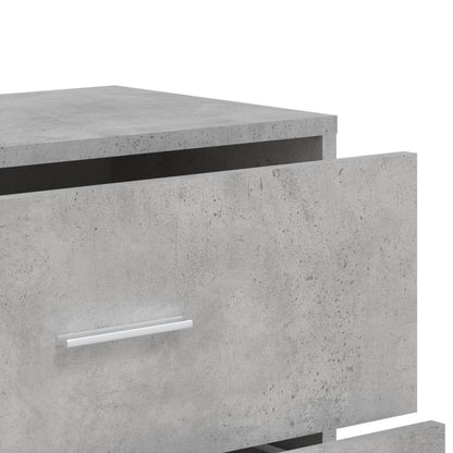 Credenza Grigio Cemento 60x31x84 cm in Legno Multistrato - homemem39