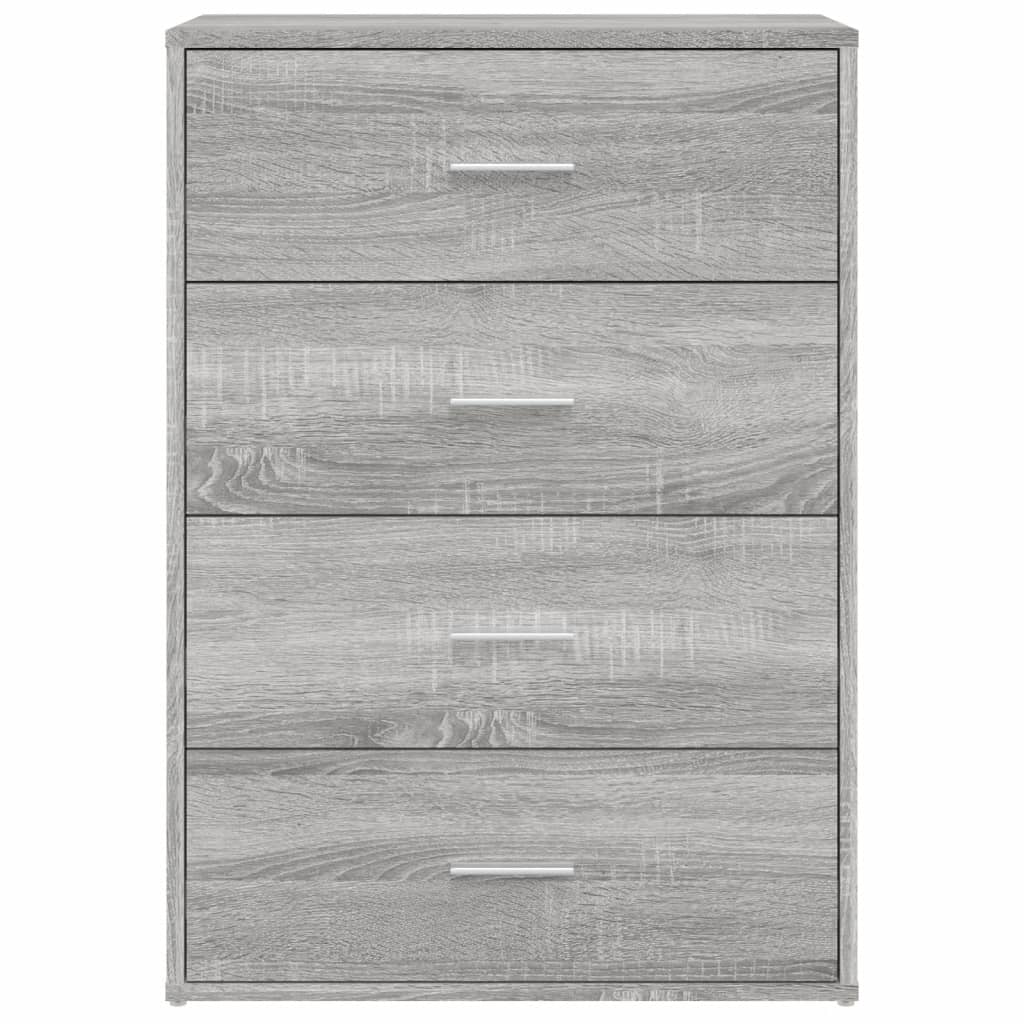 Credenza Grigio Sonoma 60x31x84 cm in Legno Multistrato - homemem39