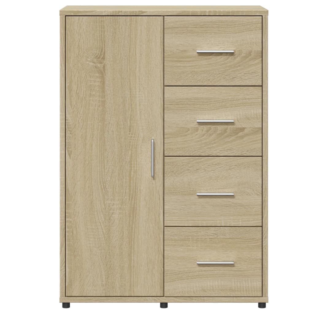 Credenza Rovere Sonoma 60x31x84 cm in Legno Multistrato - homemem39