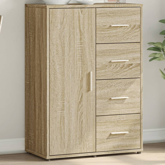Credenza Rovere Sonoma 60x31x84 cm in Legno Multistrato - homemem39