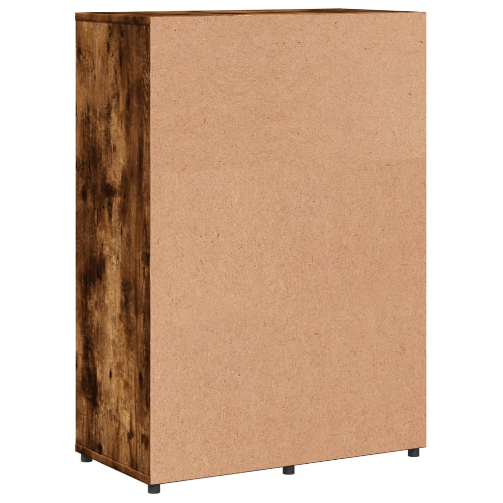Credenza Rovere Fumo 60x31x84 cm in Legno Multistrato - homemem39