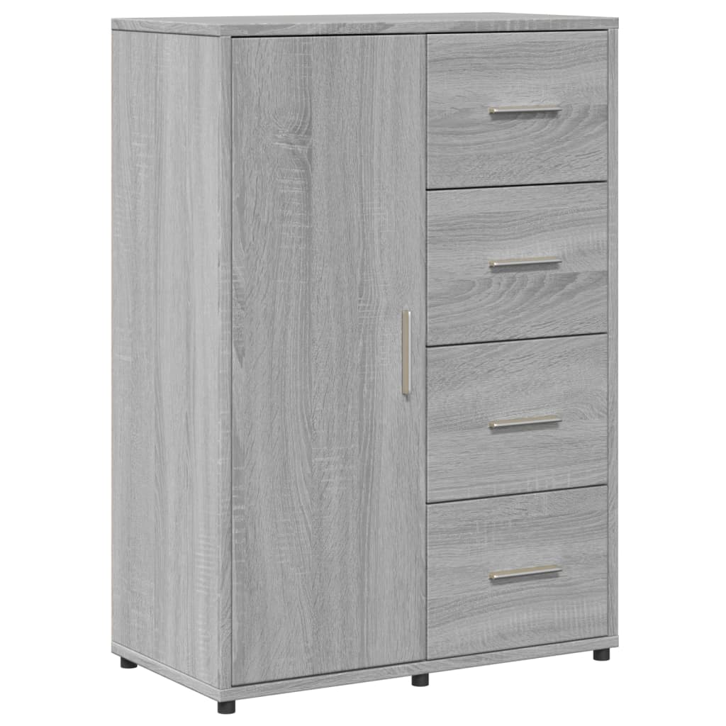 Credenza Grigio Sonoma 60x31x84 cm in Legno Multistrato - homemem39