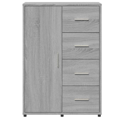 Credenza Grigio Sonoma 60x31x84 cm in Legno Multistrato - homemem39