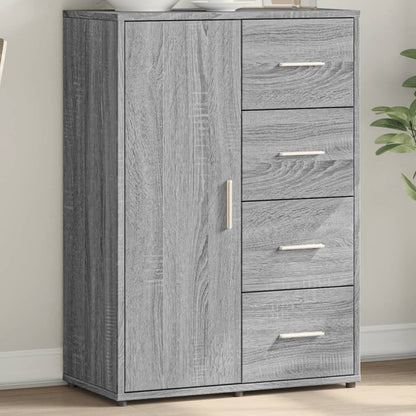 Credenza Grigio Sonoma 60x31x84 cm in Legno Multistrato - homemem39