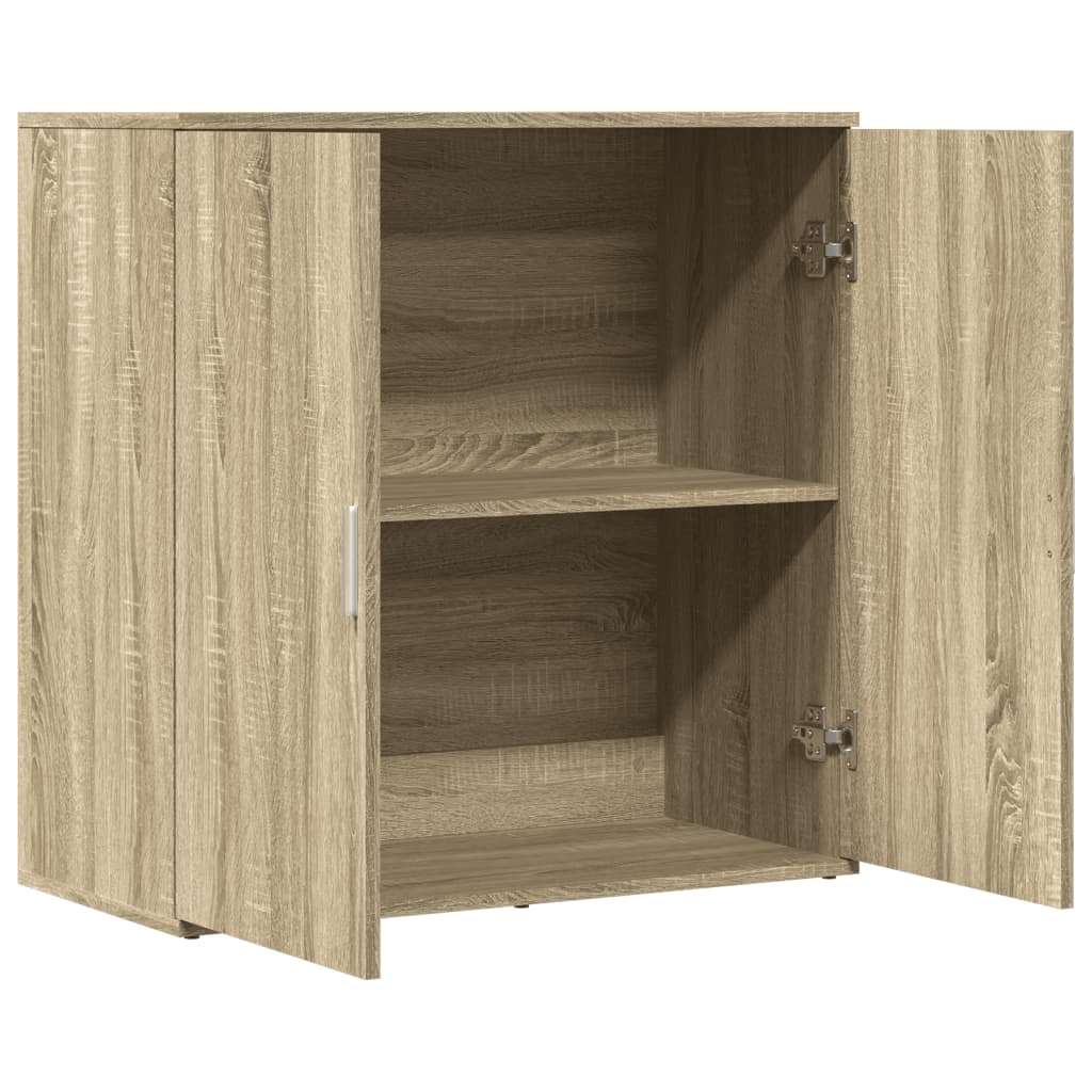 Credenza Rovere Sonoma 79x38x80 cm in Legno Multistrato - homemem39