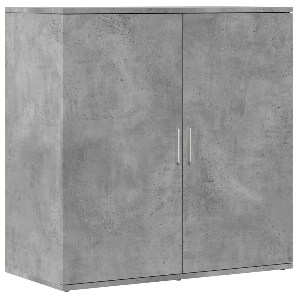 Credenza Grigio Cemento 79x38x80 cm in Legno Multistrato - homemem39