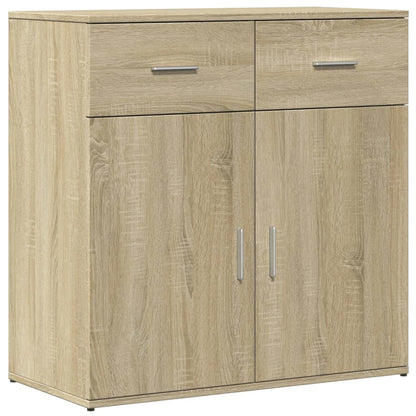 Credenza Rovere Sonoma 79x38x80 cm in Legno Multistrato - homemem39
