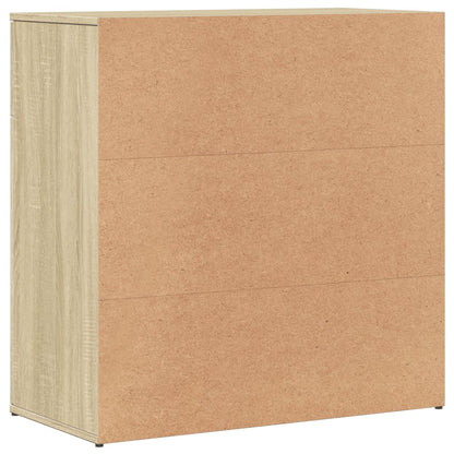 Credenza Rovere Sonoma 79x38x80 cm in Legno Multistrato - homemem39