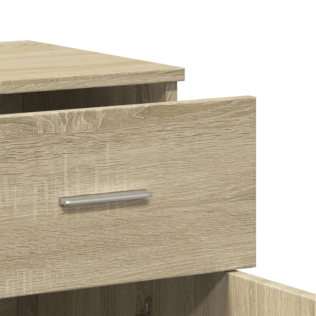 Credenza Rovere Sonoma 79x38x80 cm in Legno Multistrato - homemem39