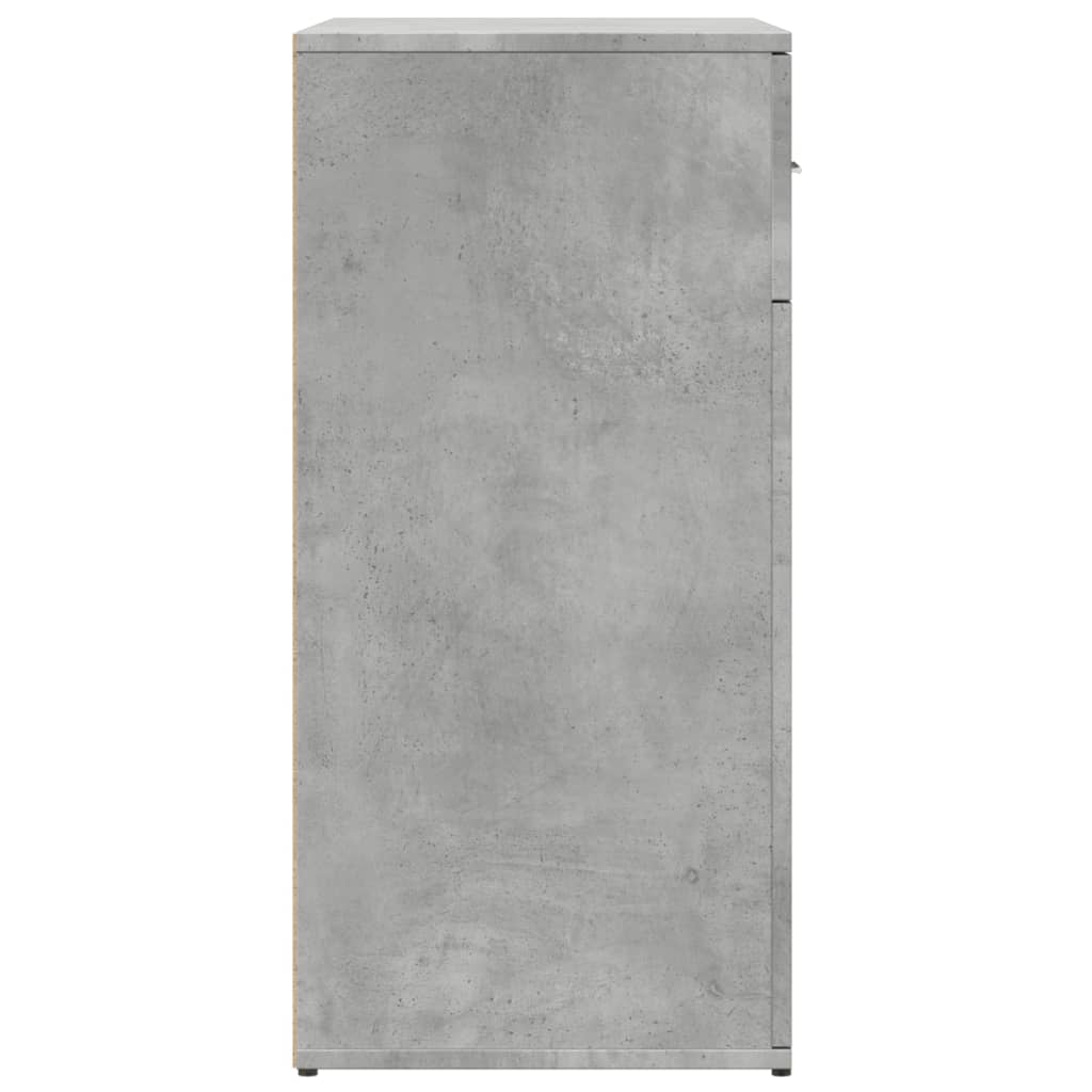 Credenza Grigio Cemento 79x38x80 cm in Legno Multistrato - homemem39
