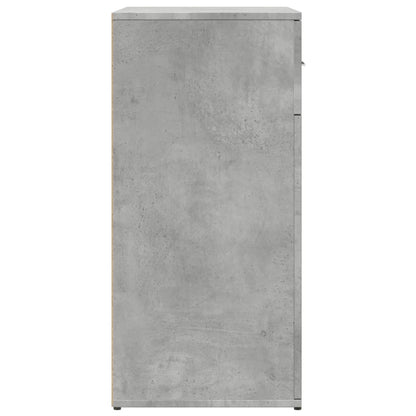 Credenza Grigio Cemento 79x38x80 cm in Legno Multistrato - homemem39
