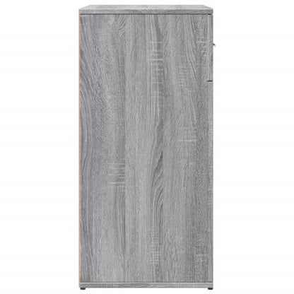 Credenza Grigio Sonoma 79x38x80 cm in Legno Multistrato - homemem39