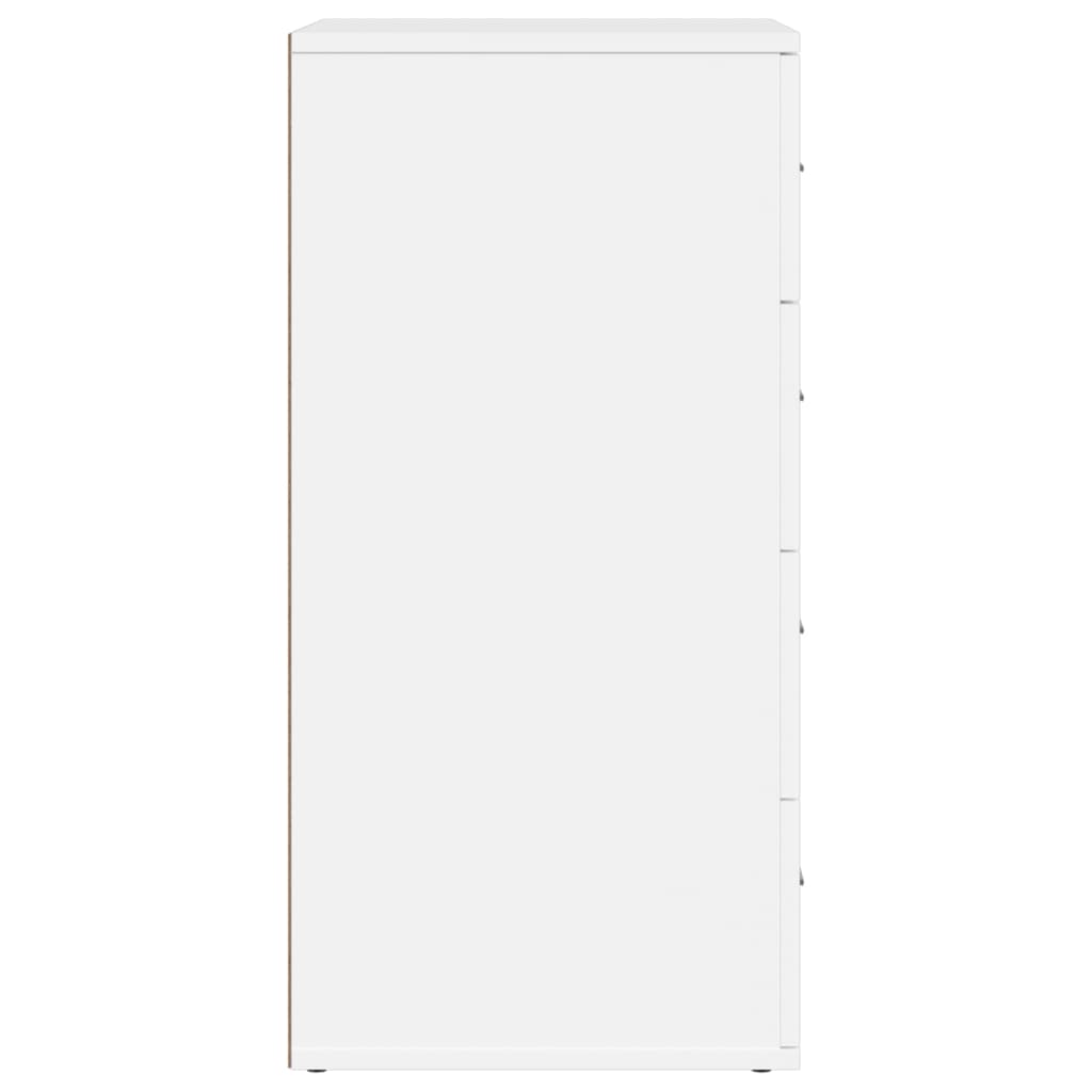 Credenza Bianca 60x39x80 cm in Legno Multistrato - homemem39