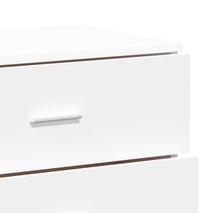 Credenza Bianca 60x39x80 cm in Legno Multistrato - homemem39