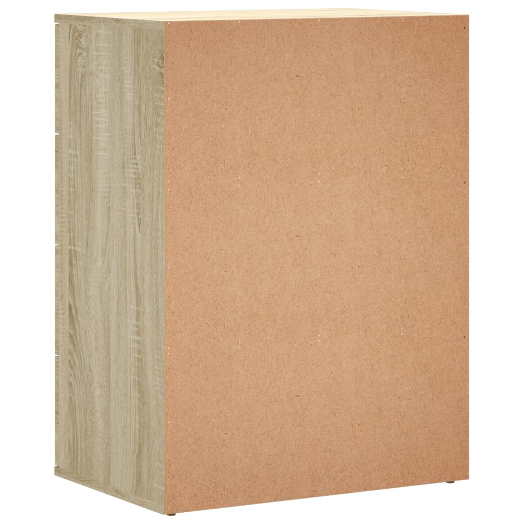 Credenza Rovere Sonoma 60x39x80 cm in Legno Multistrato - homemem39