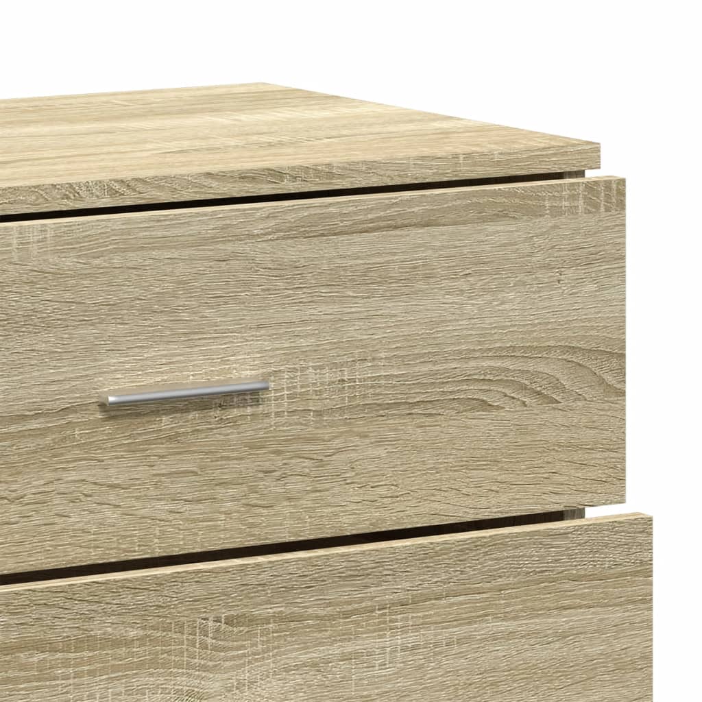 Credenza Rovere Sonoma 60x39x80 cm in Legno Multistrato - homemem39
