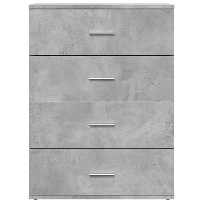 Credenza Grigio Cemento 60x39x80 cm in Legno Multistrato - homemem39