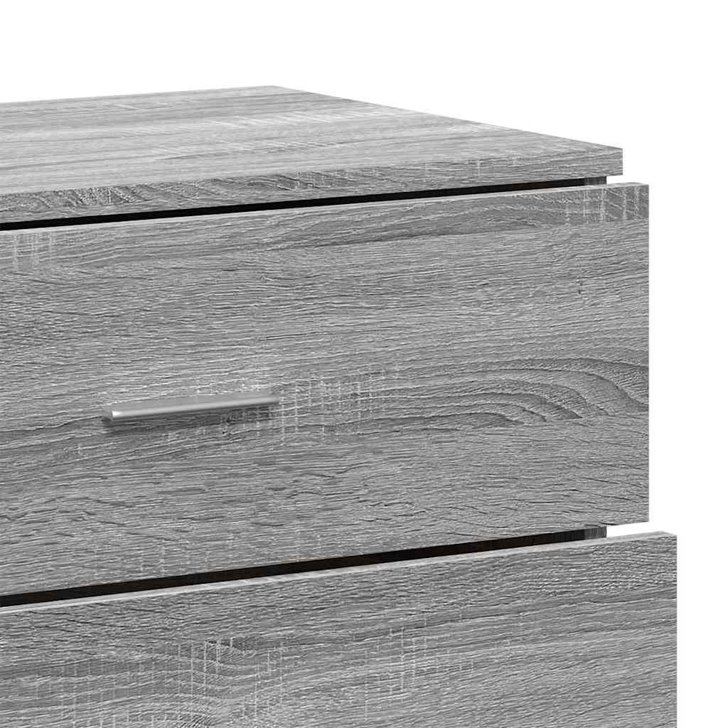 Credenza Grigio Sonoma 60x39x80 cm in Legno Multistrato - homemem39
