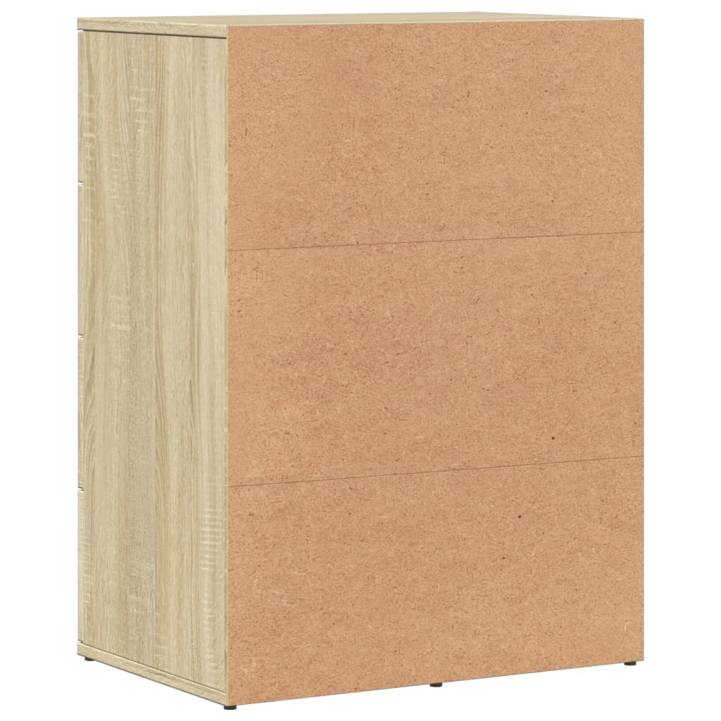 Credenza Rovere Sonoma 59x39x80 cm in Legno Multistrato - homemem39