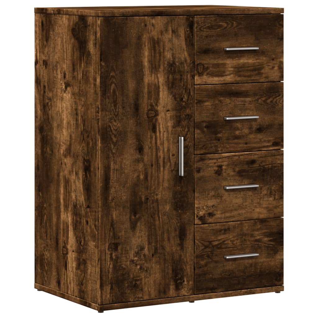 Credenza Rovere Fumo 59x39x80 cm in Legno Multistrato - homemem39