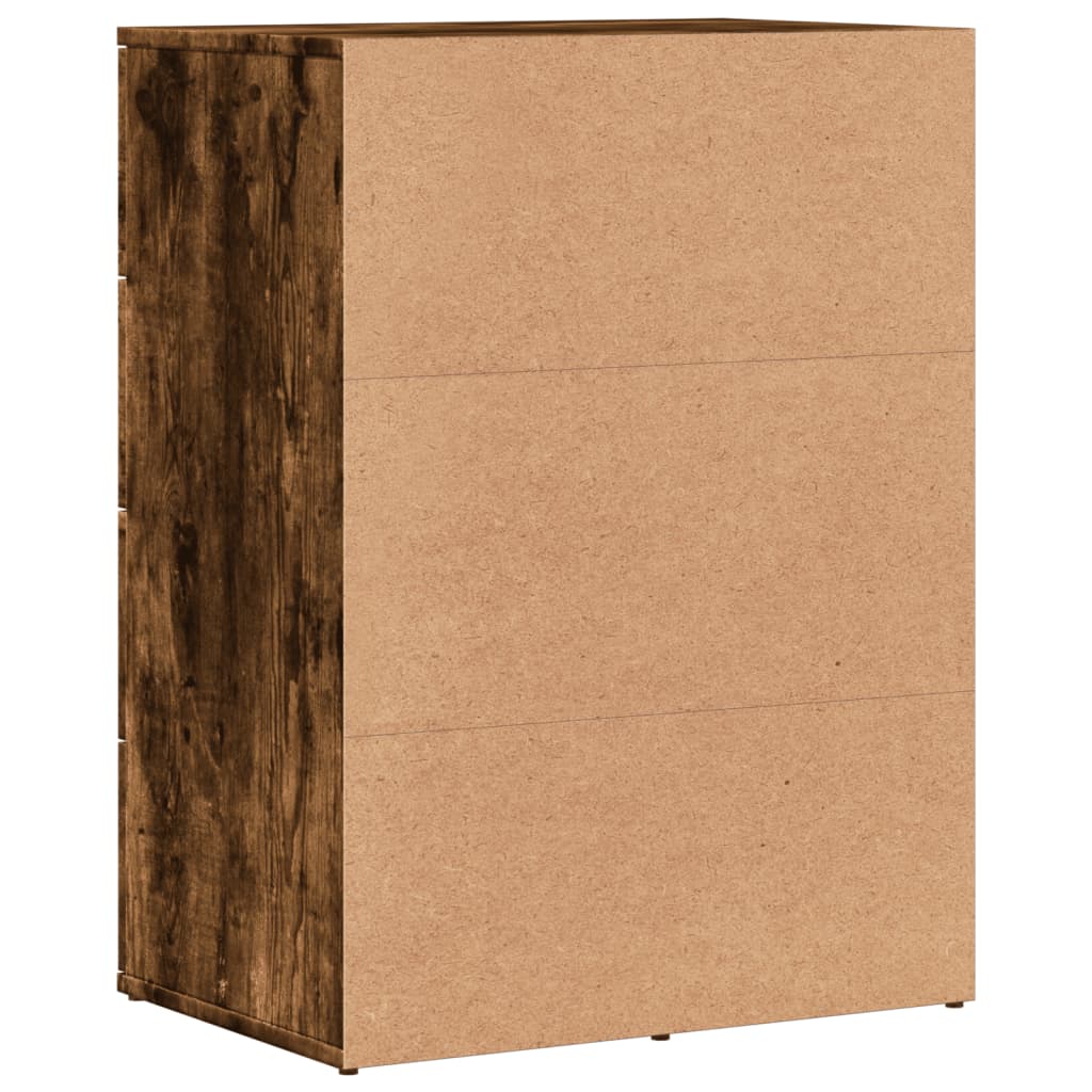 Credenza Rovere Fumo 59x39x80 cm in Legno Multistrato - homemem39