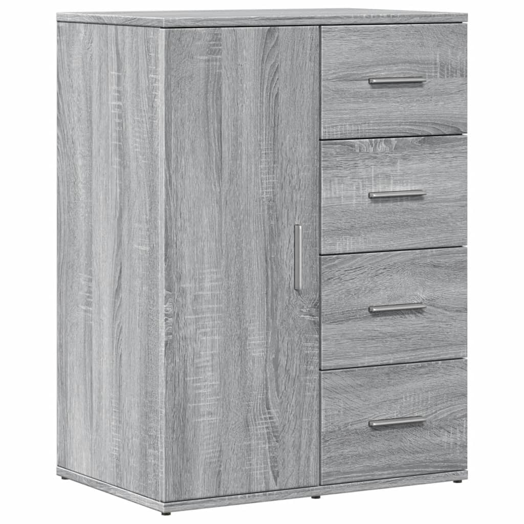 Credenza Grigio Sonoma 59x39x80 cm in Legno Multistrato - homemem39