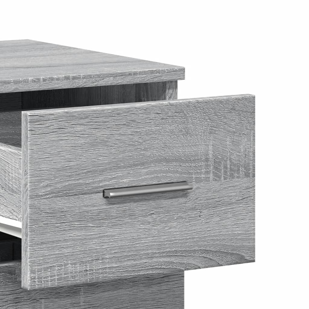 Credenza Grigio Sonoma 59x39x80 cm in Legno Multistrato - homemem39