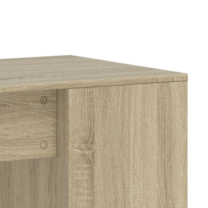 Scrivania Rovere Sonoma 102x50x75 cm in Legno Multistrato - homemem39