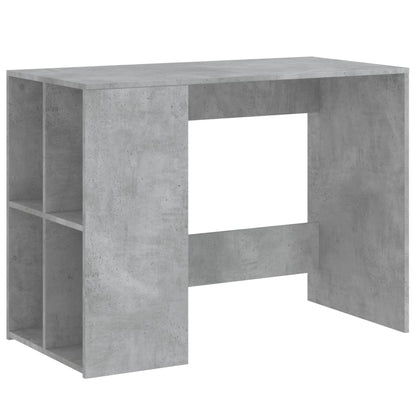 Scrivania Grigio Cemento 102x50x75 cm in Legno Multistrato - homemem39