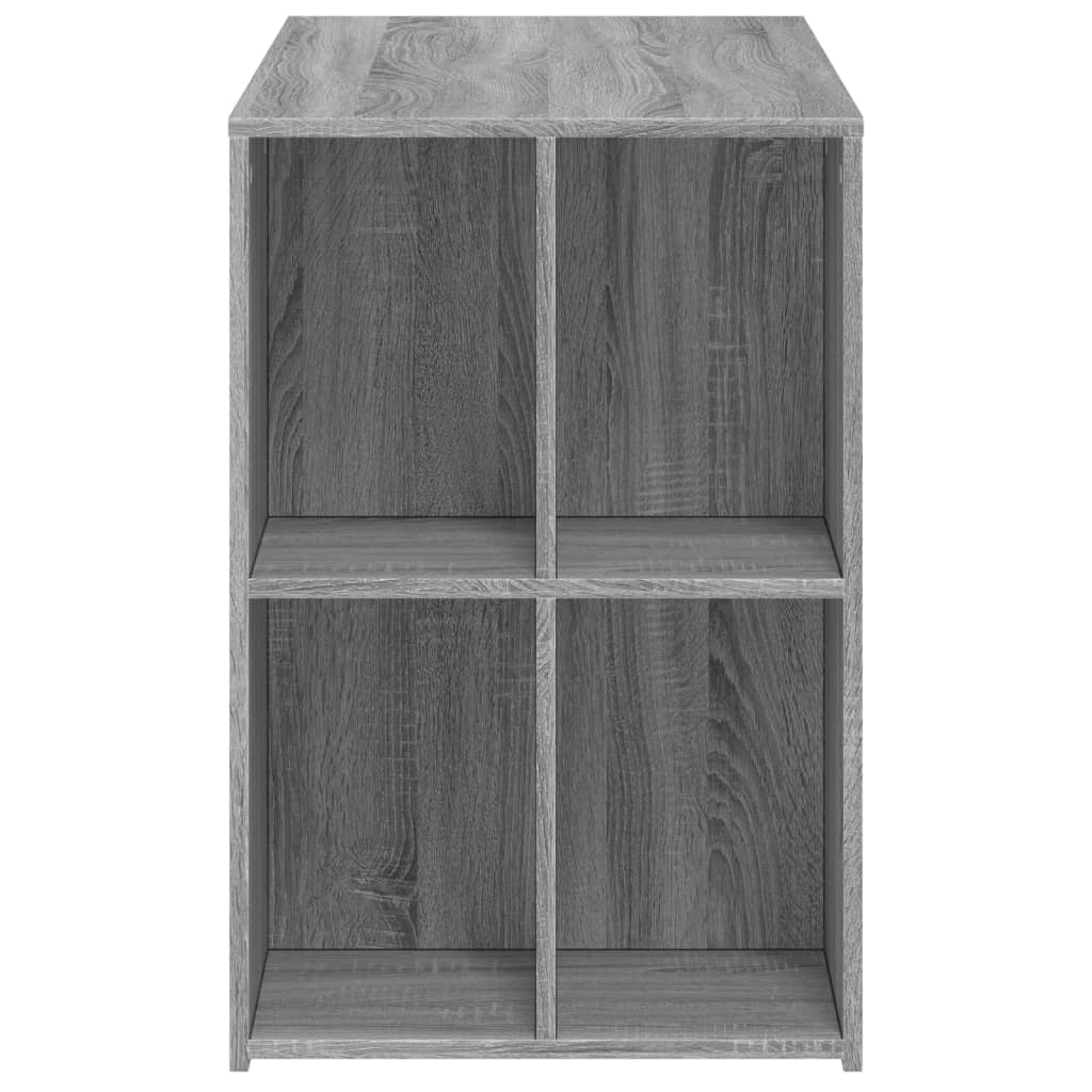 Scrivania Grigio Sonoma 102x50x75 cm in Legno Multistrato - homemem39