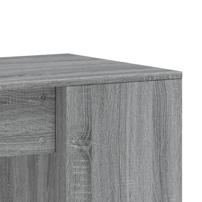 Scrivania Grigio Sonoma 102x50x75 cm in Legno Multistrato - homemem39