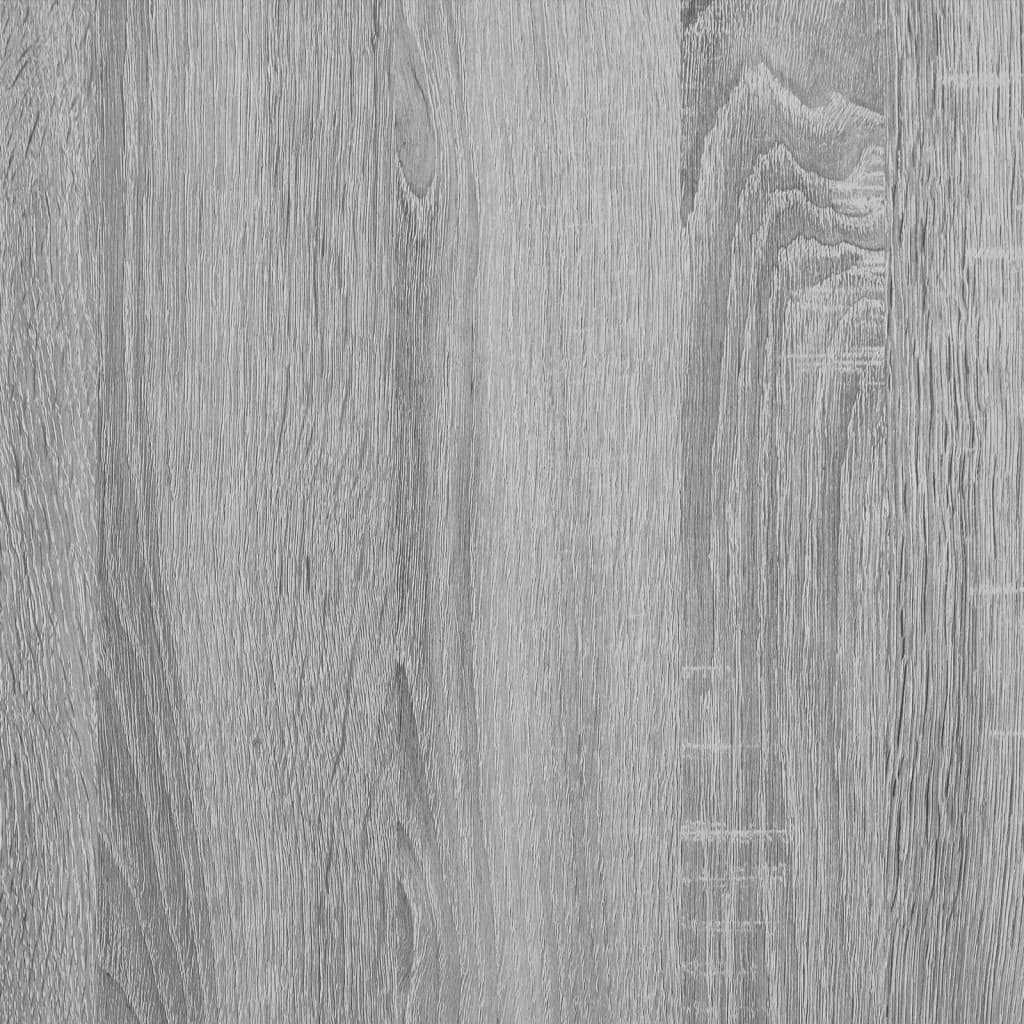 Scrivania Grigio Sonoma 102x50x75 cm in Legno Multistrato - homemem39