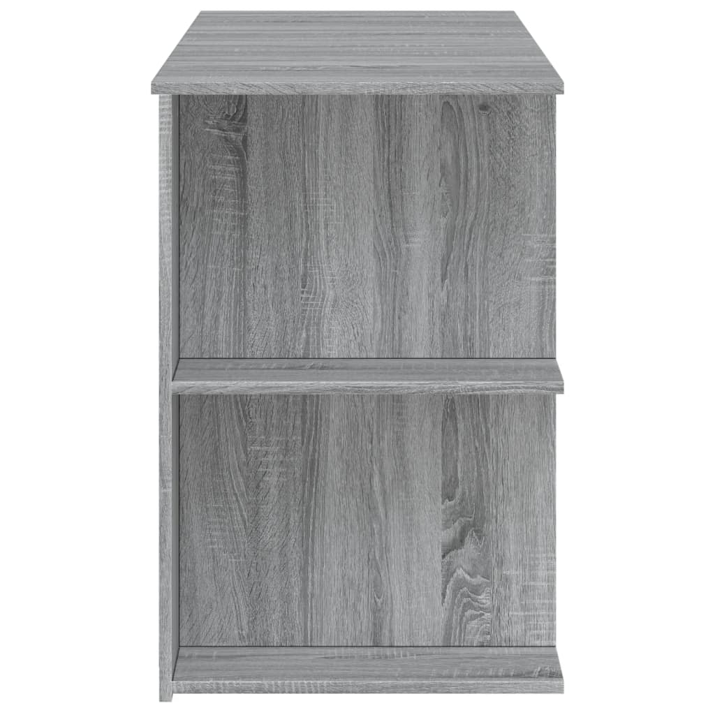 Scrivania Grigio Sonoma 140x50x75 cm in Legno Multistrato - homemem39