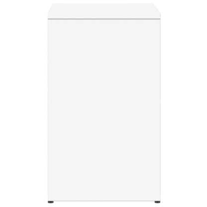 Tavolini Bianchi 2 pz 50x30x50 cm in Legno Multistrato