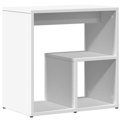 Tavolini Bianchi 2 pz 50x30x50 cm in Legno Multistrato | homemem39