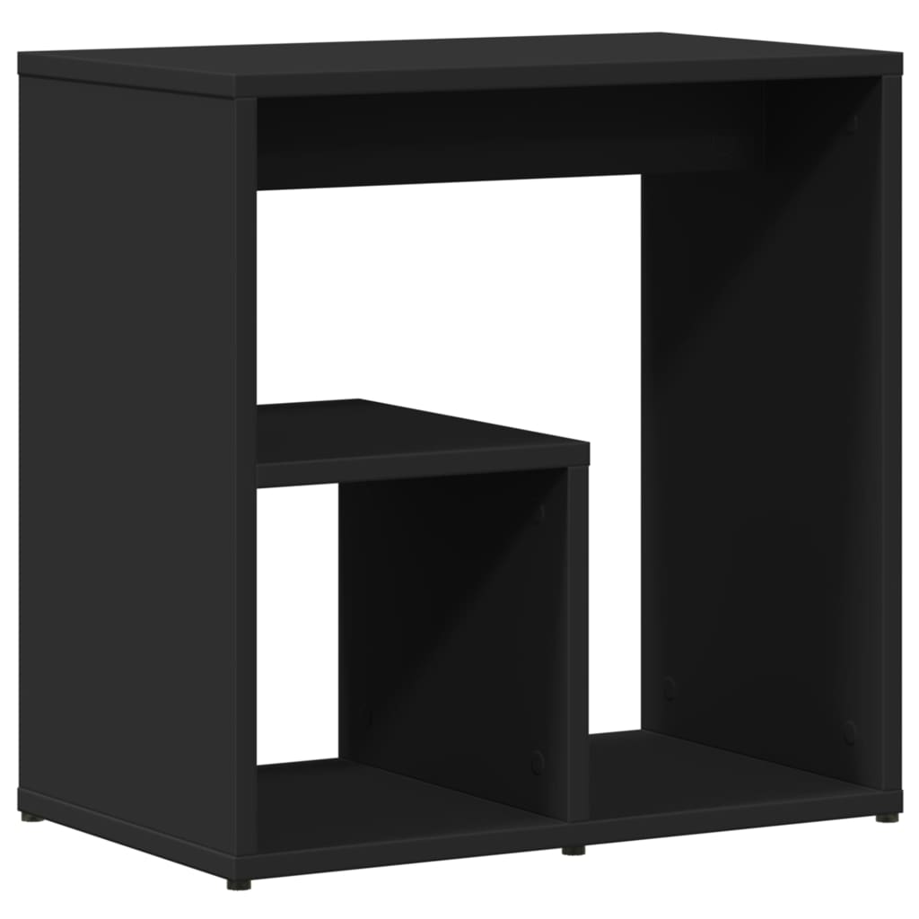 Tavolino Nero 50x30x50 cm in Legno Multistrato | homemem39