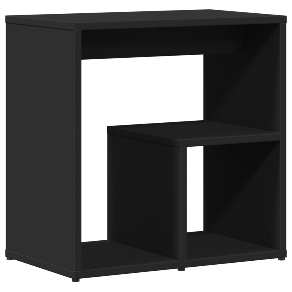 Tavolino Nero 50x30x50 cm in Legno Multistrato | homemem39