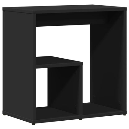 Tavolini Neri 2 pz 50x30x50 cm in Legno Multistrato | homemem39