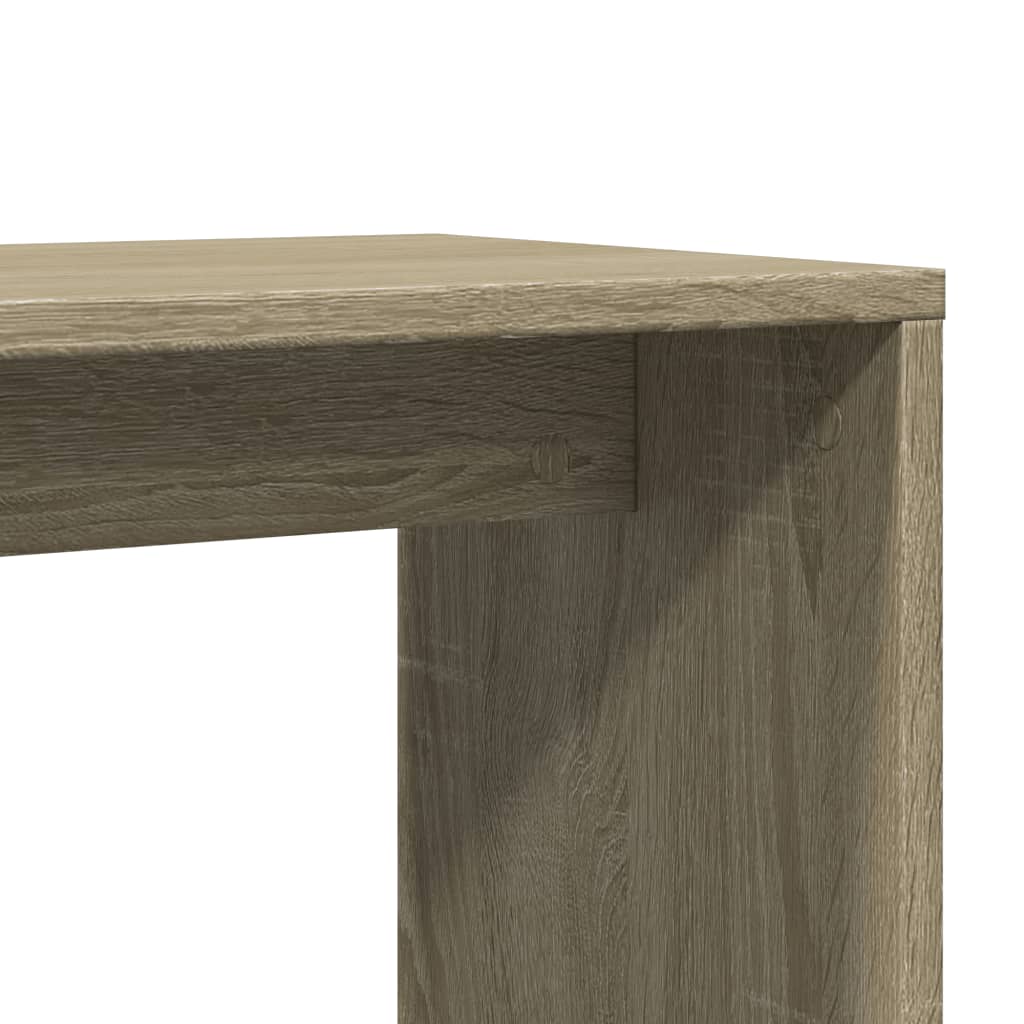 Tavolino da Salotto Rovere Sonoma 50x30x50cm Legno Multistrato - homemem39