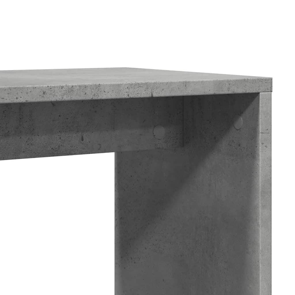 Tavolini 2pz Grigio Cemento 50x30x50 cm in Legno Multistrato - homemem39