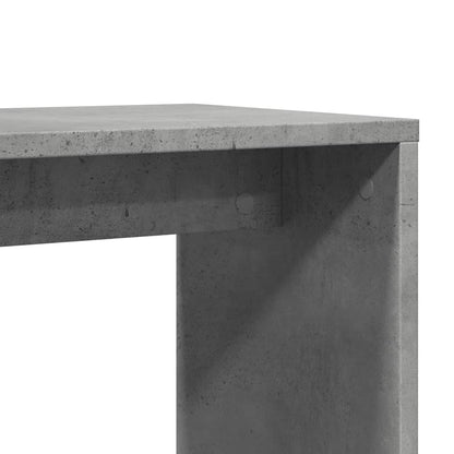 Tavolini 2pz Grigio Cemento 50x30x50 cm in Legno Multistrato - homemem39