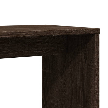 Tavolini 2 pz Rovere Marrone 50x30x50 cm in Legno Multistrato | homemem39