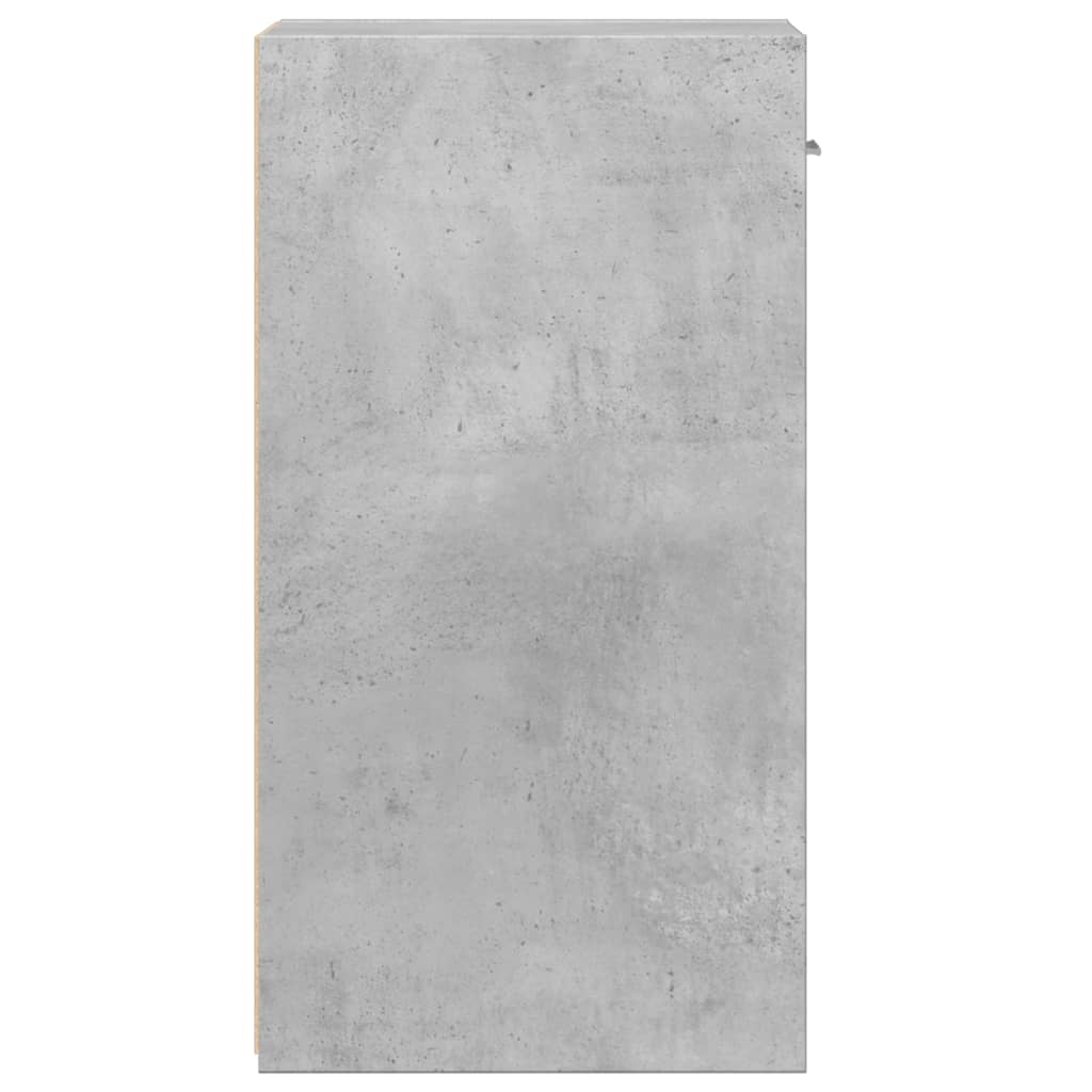 Comodini 2 pz Grigio Cemento 35x34x65 cm in Legno Multistrato - homemem39
