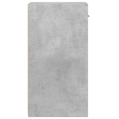 Comodini 2 pz Grigio Cemento 35x34x65 cm in Legno Multistrato - homemem39