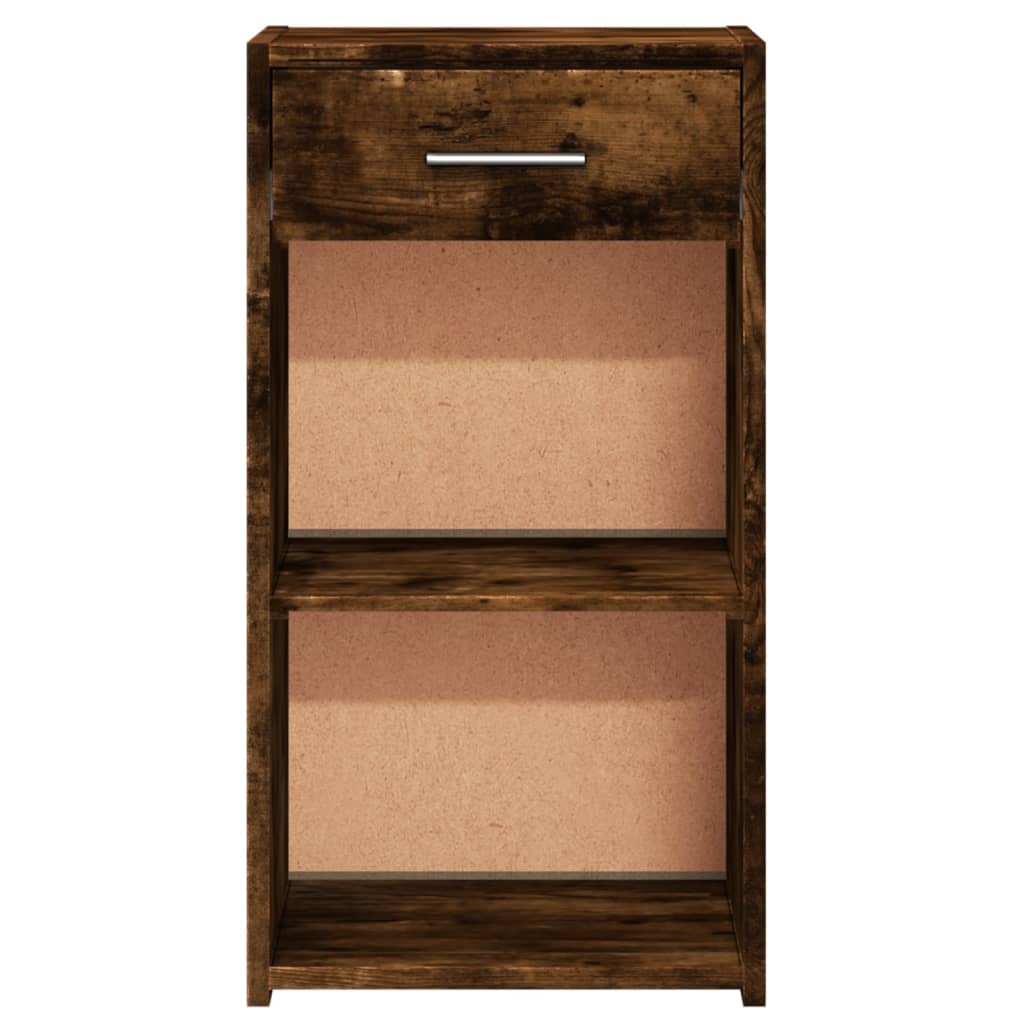 Comodini 2 pz Rovere Fumo 35x34x65 cm in Legno Multistrato - homemem39