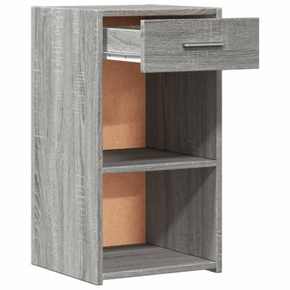 Comodini 2 pz Grigio Sonoma 35x34x65 cm in Legno Multistrato - homemem39