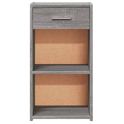 Comodini 2 pz Grigio Sonoma 35x34x65 cm in Legno Multistrato - homemem39