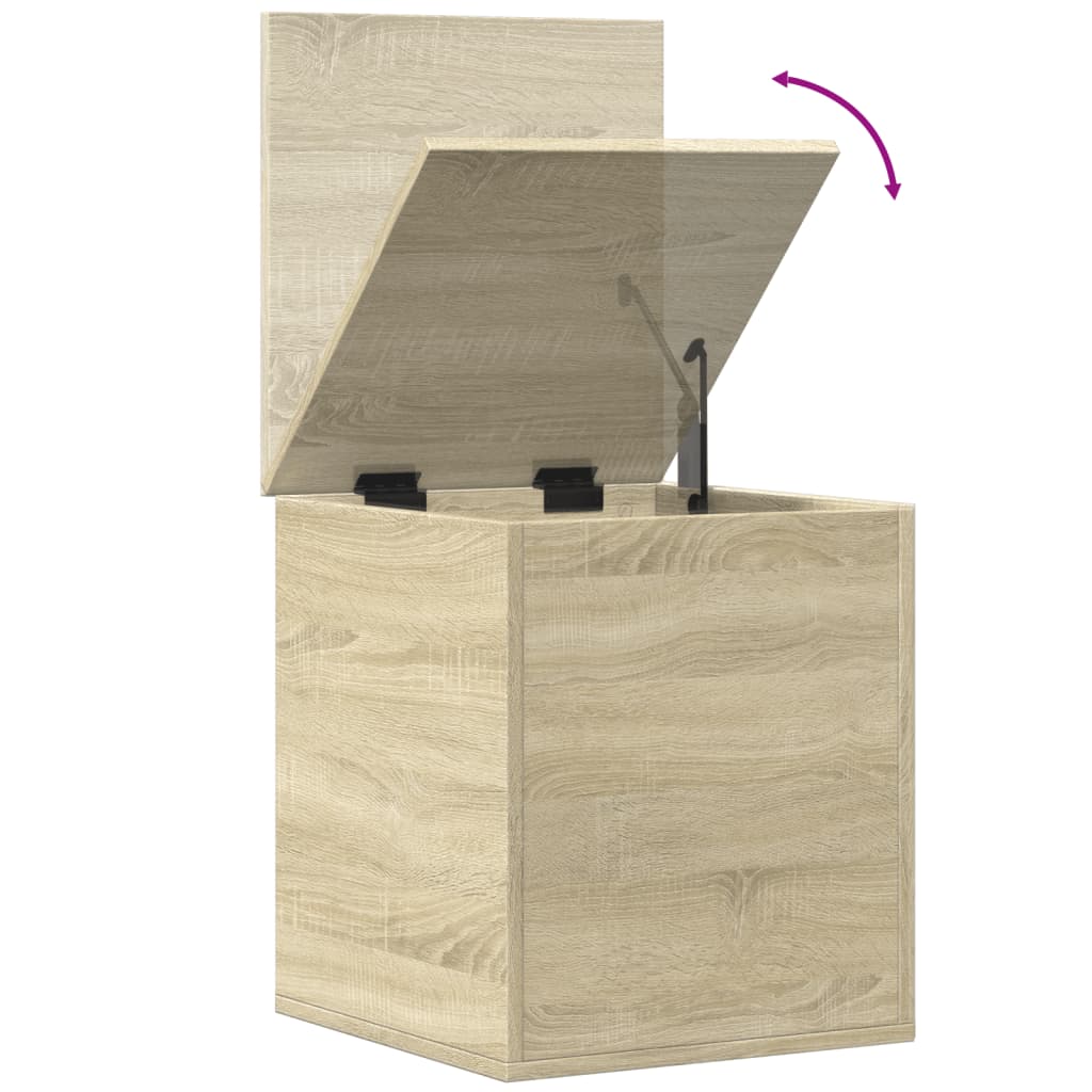 Contenitore Rovere Sonoma 40x42x46 cm Legno Multistrato - homemem39