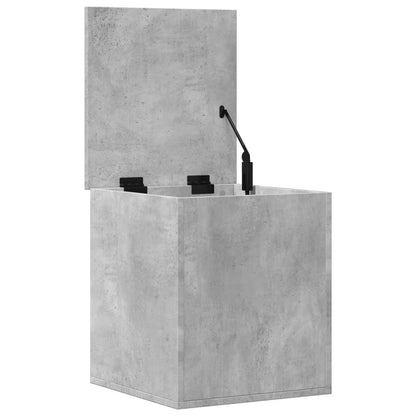 Contenitore Grigio Cemento 40x42x46 cm in Legno Multistrato - homemem39