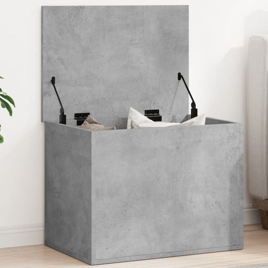 Contenitore Grigio Cemento 60x42x46 cm in Legno Multistrato